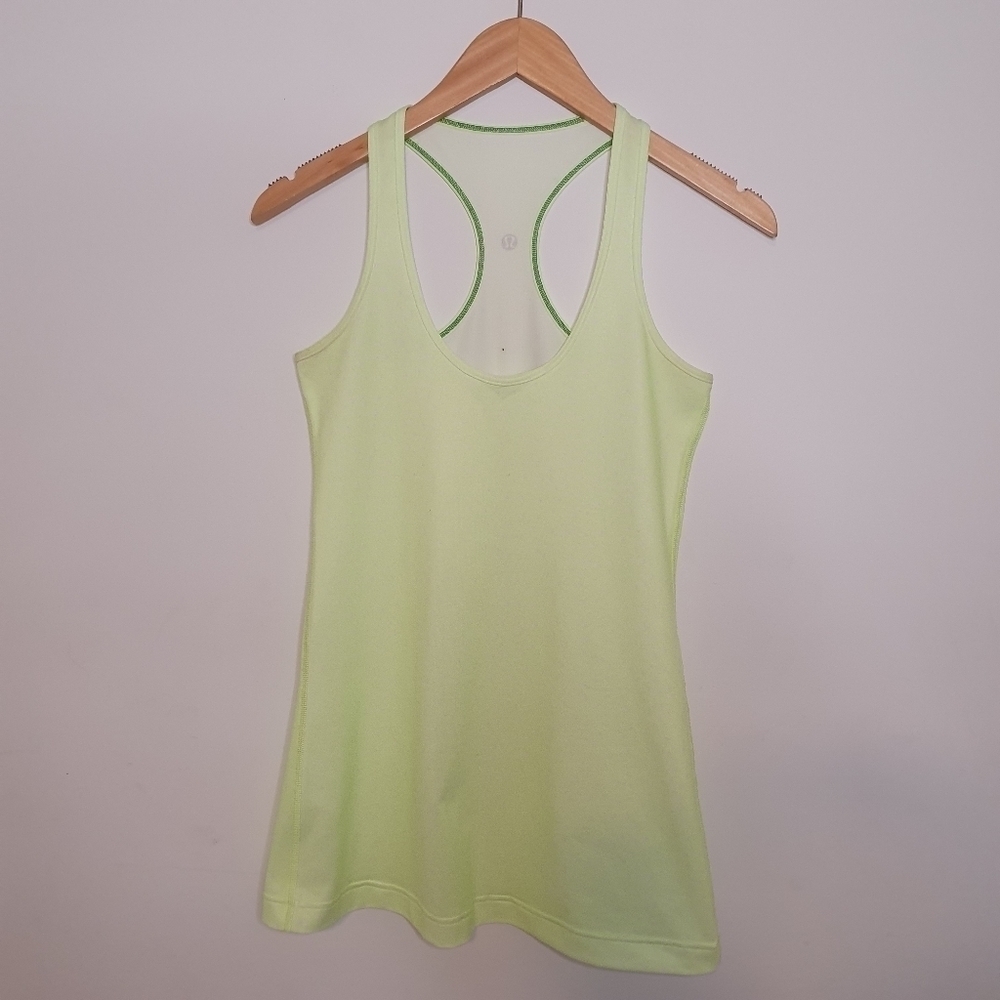 Lululemon Athletica Polka Dot Race Back Tank Top Size S